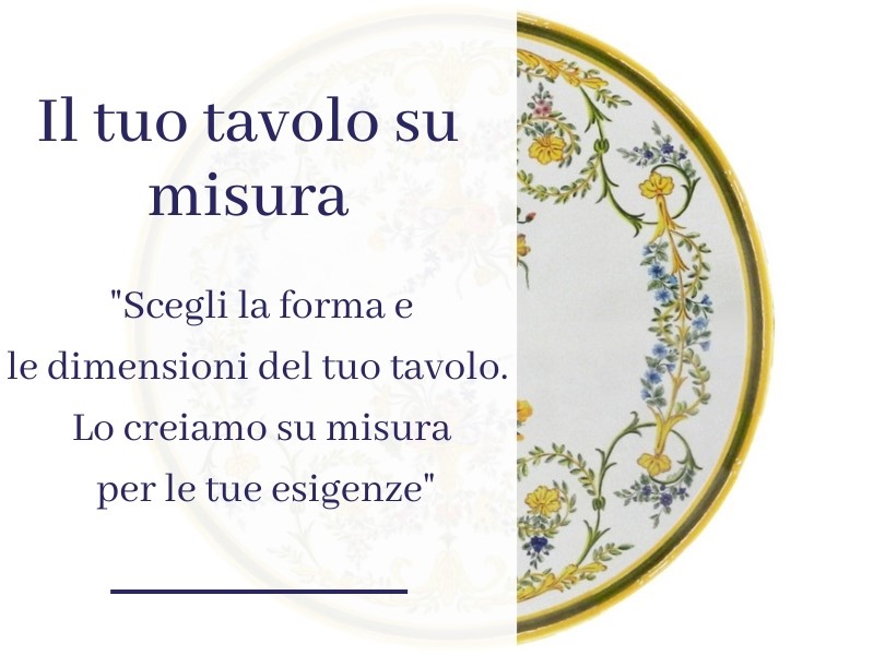 tavolo su misura Ficola Settecento