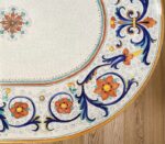 tavolo ceramica ovale da giardino – particolare2