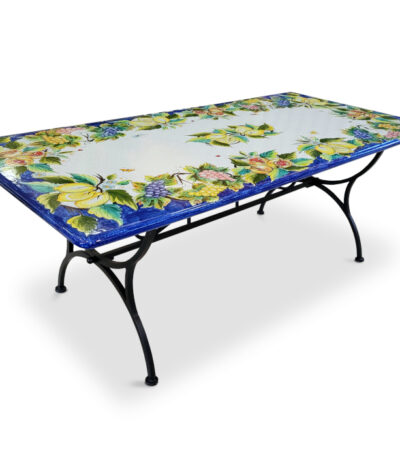 Tavolo in pietra lavica 200x100 cm Dea