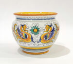 portavaso portapiante ceramica di Deruta Ficola 3