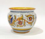 portavaso portapiante ceramica di Deruta Ficola 4