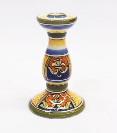 candeliere portacandele ceramica Ficola Deruta 1
