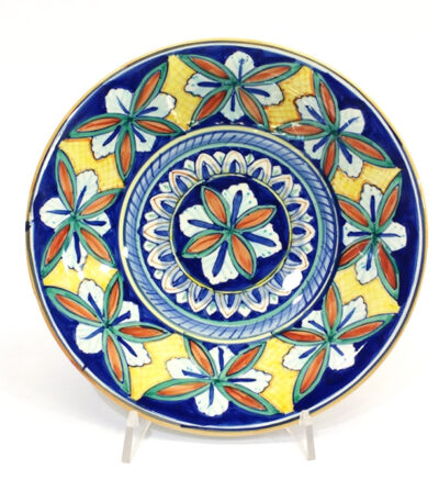 piatto in ceramica decoro Deruta Ficola 9