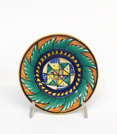 piatto in ceramica decoro Deruta Ficola 7