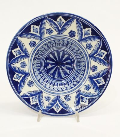 piatto in ceramica decoro Deruta Ficola 1