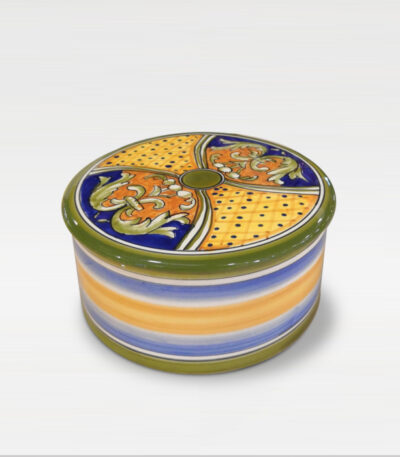 scatola portagioie ceramica Raffaellesco Ficola Deruta 5
